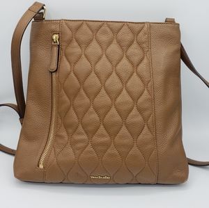 Vera Bradley Leather Molly Crossbody in Cognac